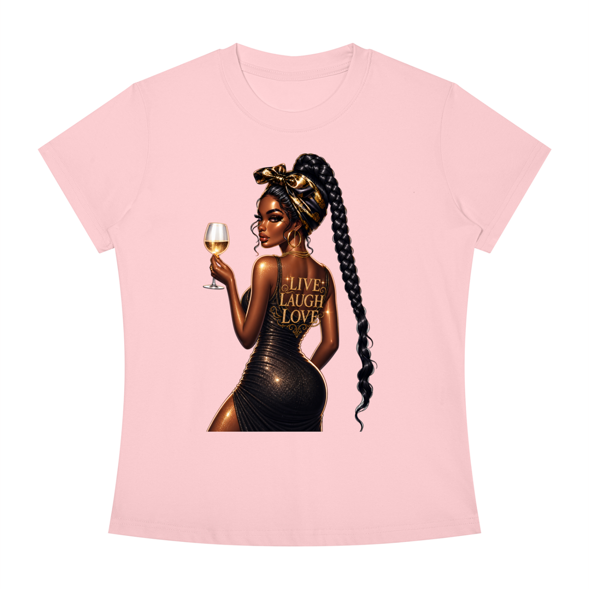 Live Love Laugh Women’s Slim-Fit Graphic Tee