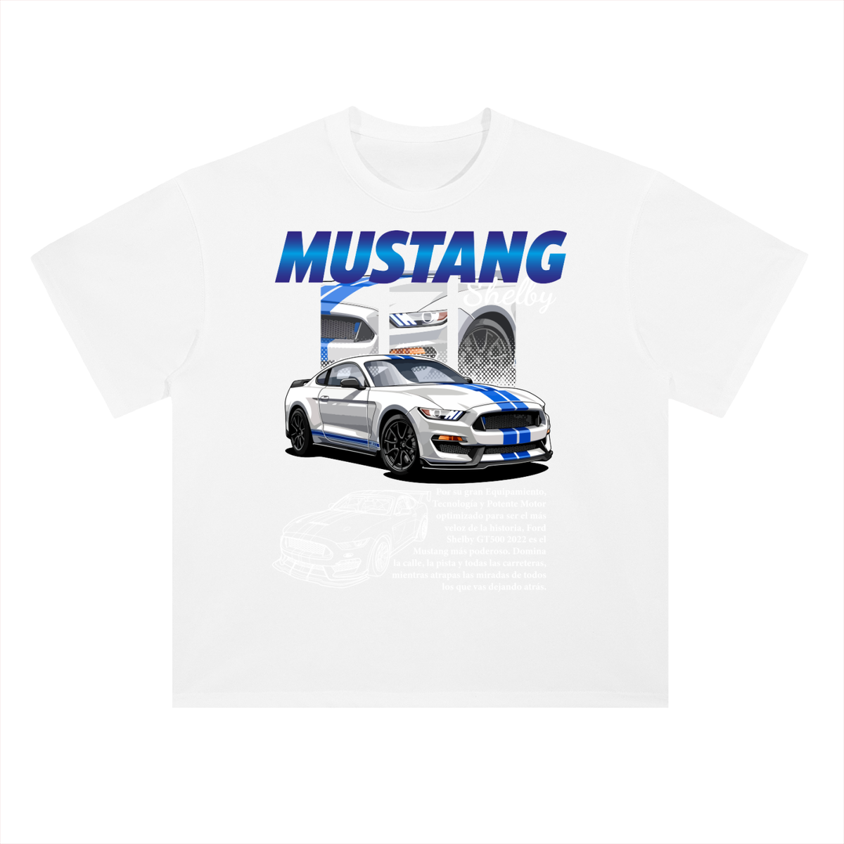 FORD MUSTANG SHELBY GT 500 Cotton T-Shirt