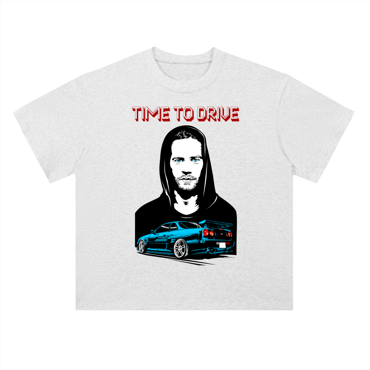 Paul Walker Skyline Cotton Graphic Tee