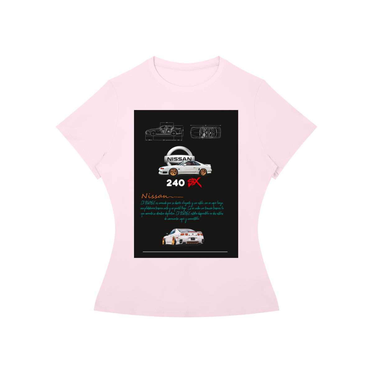 Nissan 240SX Women’s Slim-Fit Graphic Tee