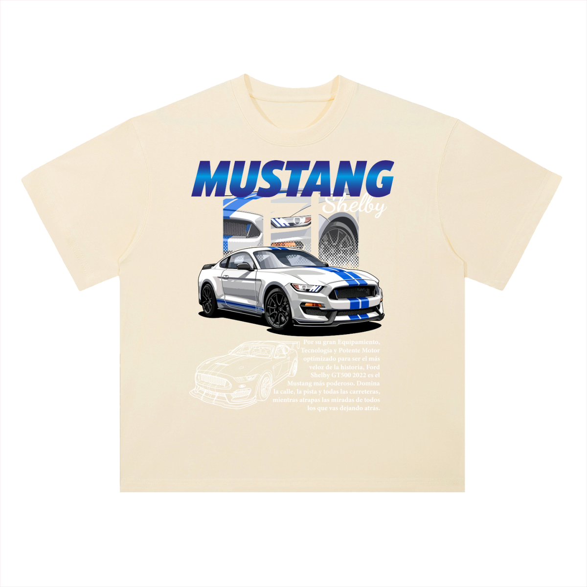 FORD MUSTANG SHELBY GT 500 Cotton T-Shirt