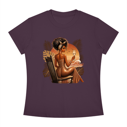 Sunset Toast Women’s Slim-Fit Graphic Tee