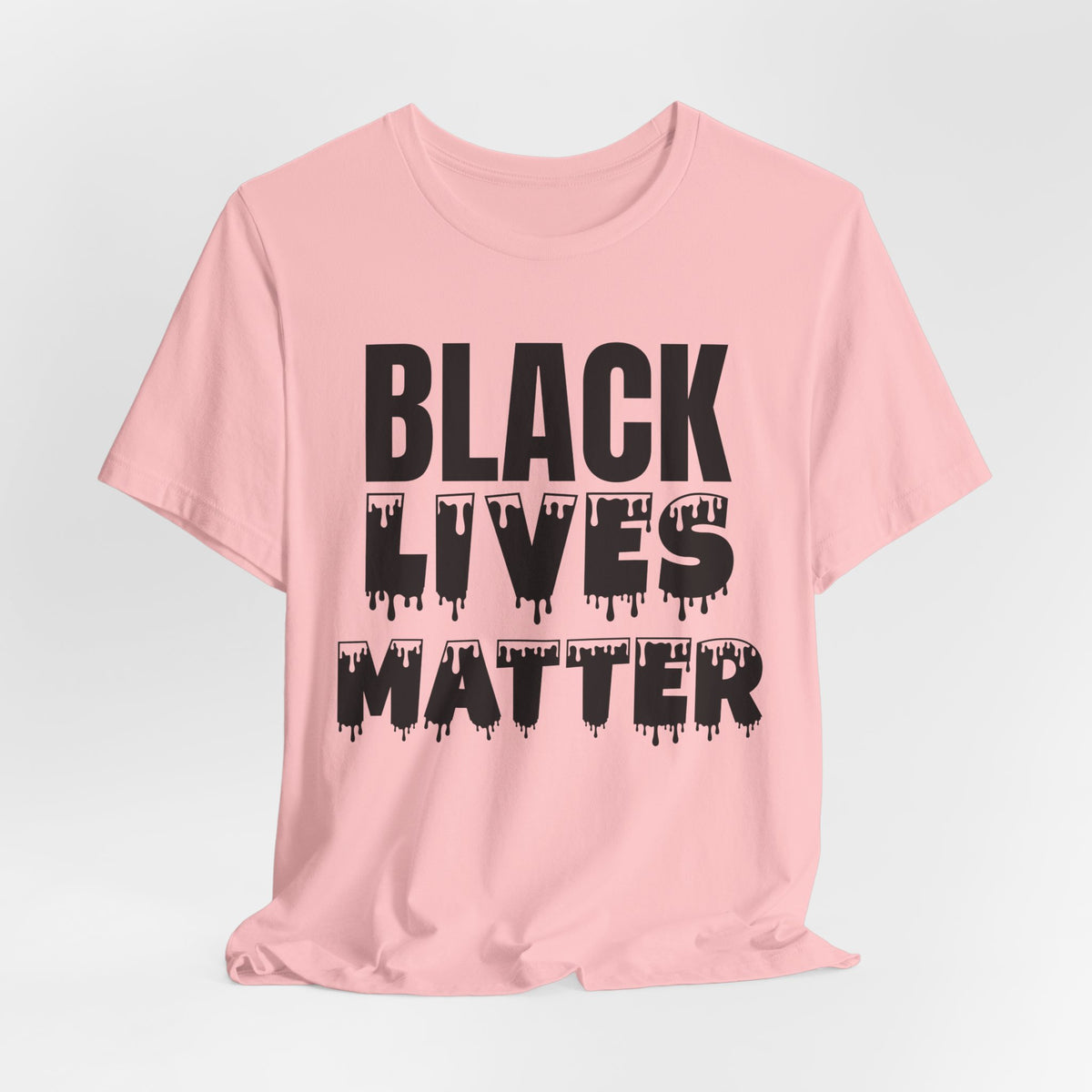 Black Lives Matter Tee — Bold Drip Protest T-Shirt
