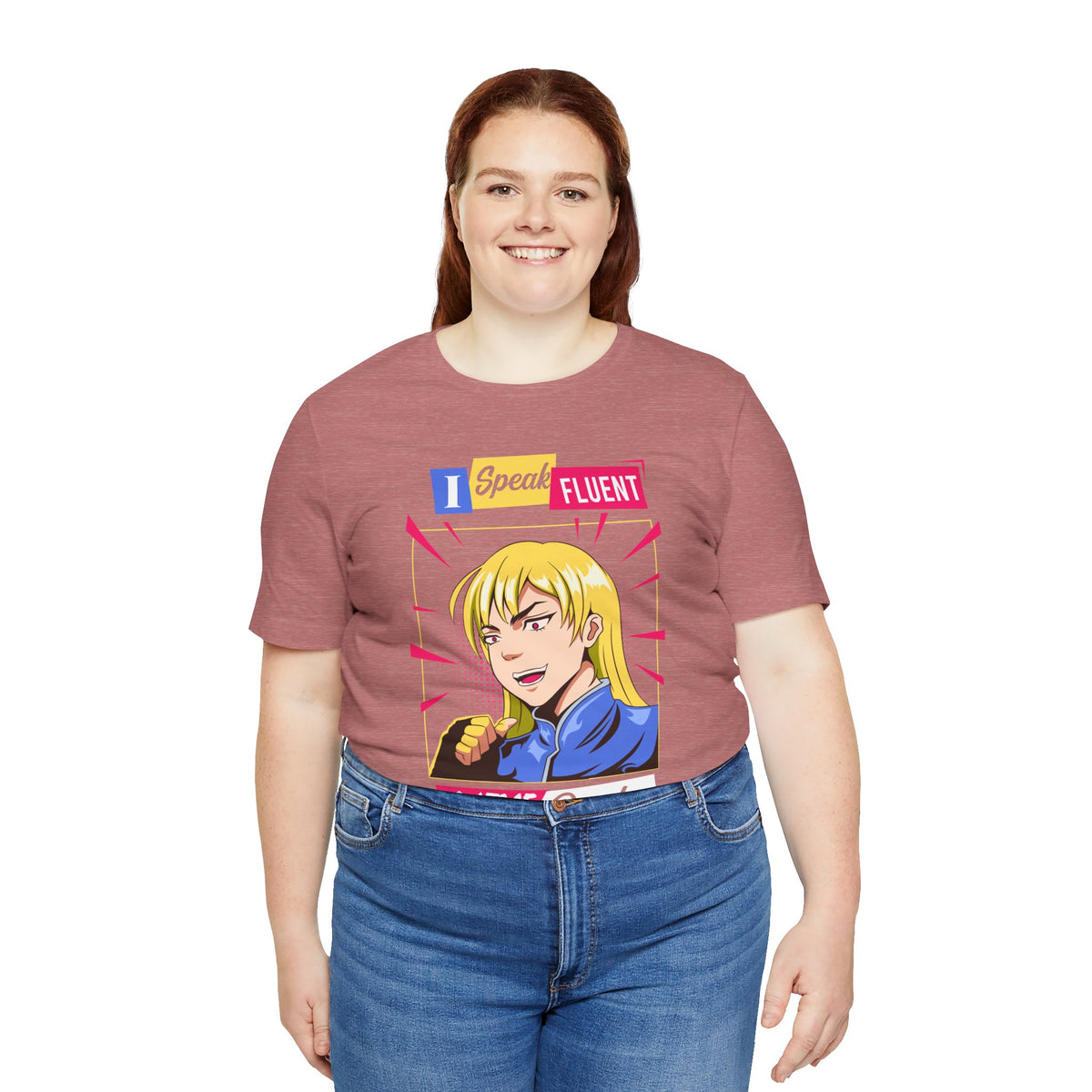 Anime Quotes T-Shirt — "I Speak Fluent Anime Quotes" Retro Manga Style Tee