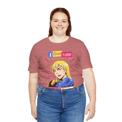 Anime Quotes T-Shirt — "I Speak Fluent Anime Quotes" Retro Manga Style Tee
