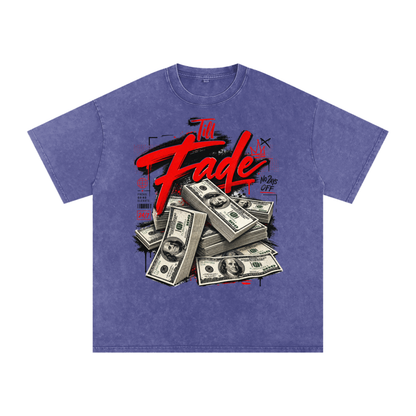 Til Fade Snow-Washed Cotton Graphic Tee
