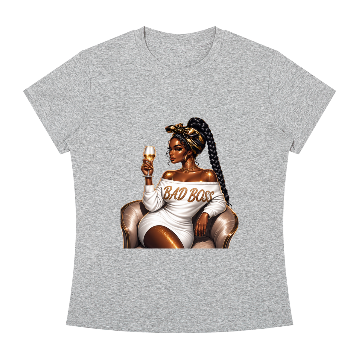 Bad Boss Women’s Slim-Fit Graphic Tee