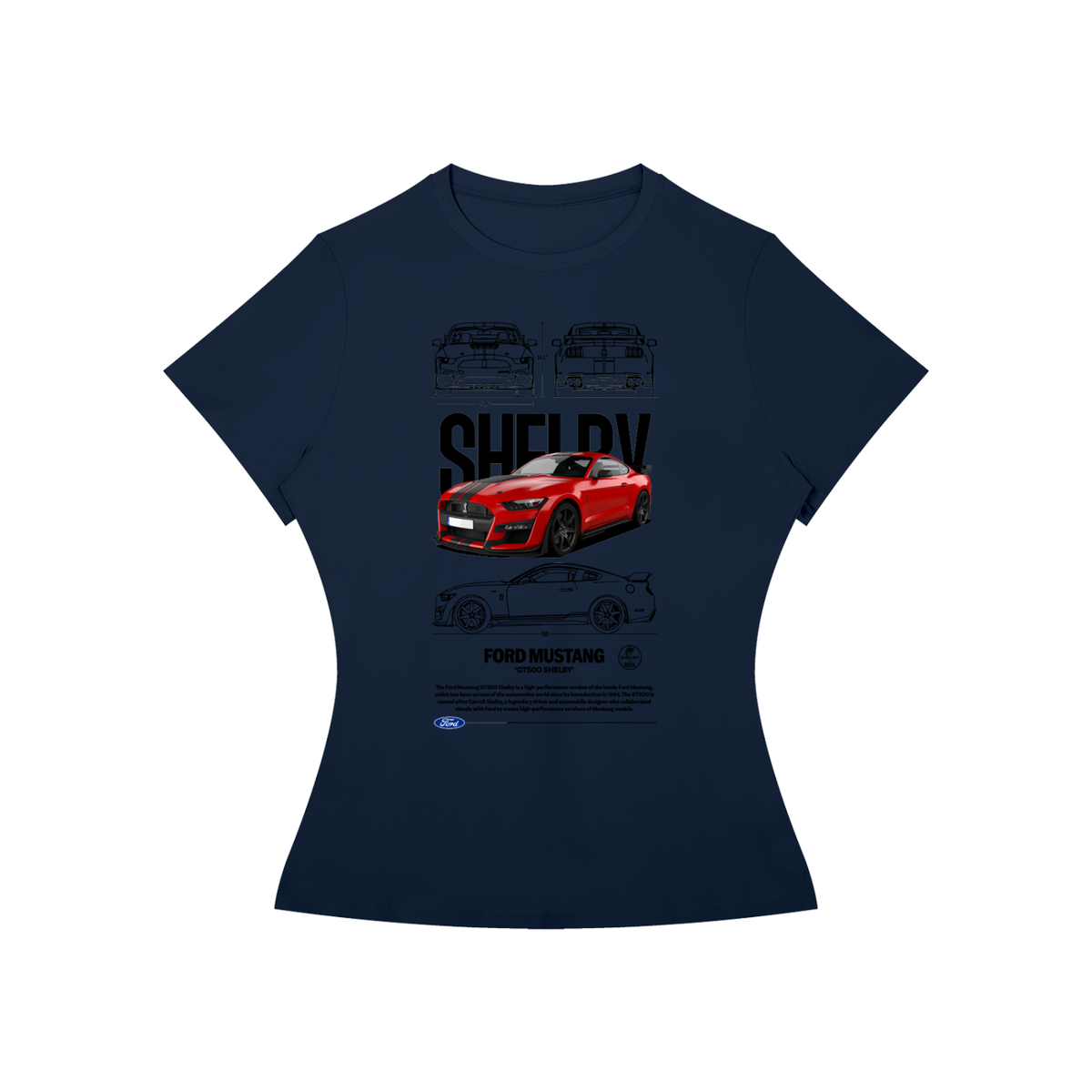 Ford Mustang Shelby GT Women’s Slim-Fit Tee