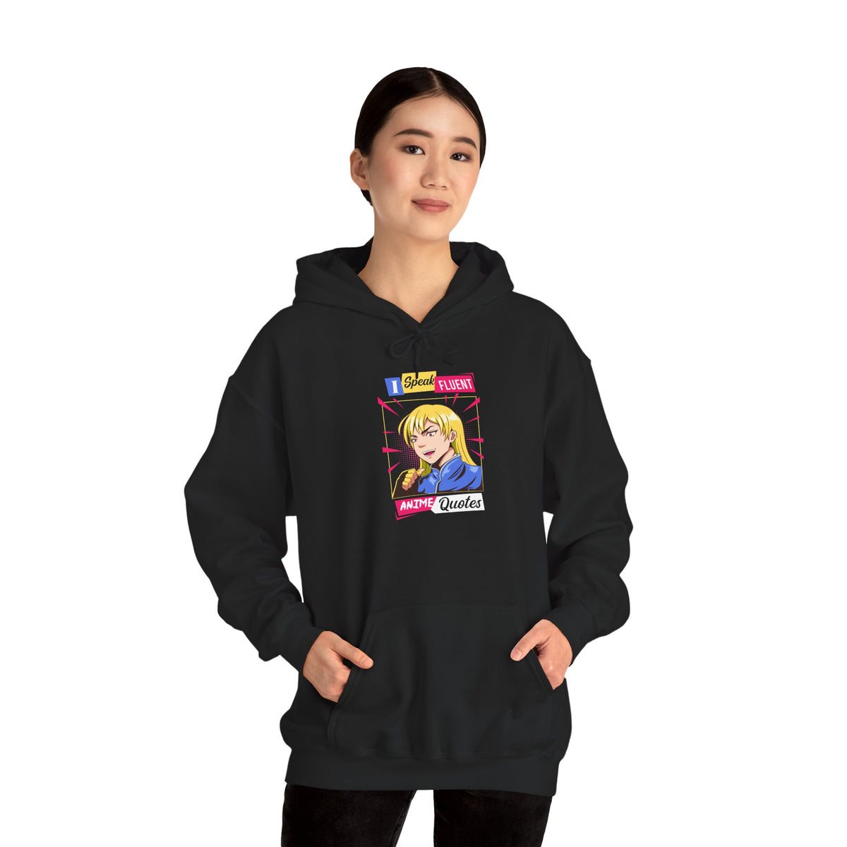 Retro Pop Art Blonde Girl Hoodie – I Got Bored Now I'm A Queer Graphic Sweatshirt