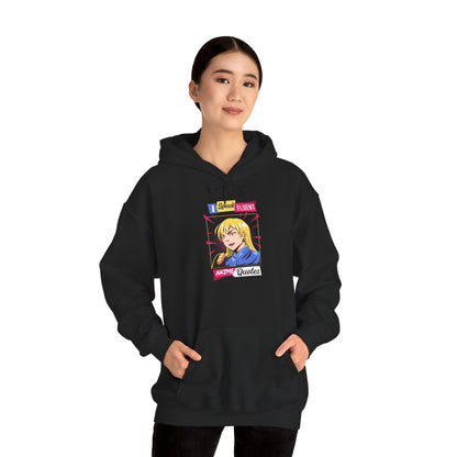 Retro Pop Art Blonde Girl Hoodie – I Got Bored Now I'm A Queer Graphic Sweatshirt