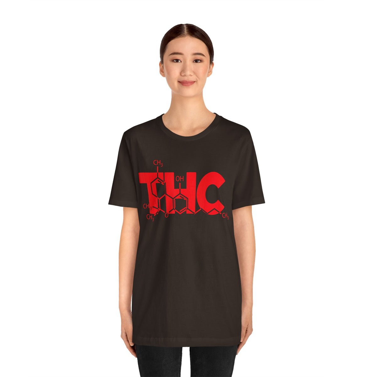THC Molecule T-Shirt — Chemistry Graphic Cannabis Tee