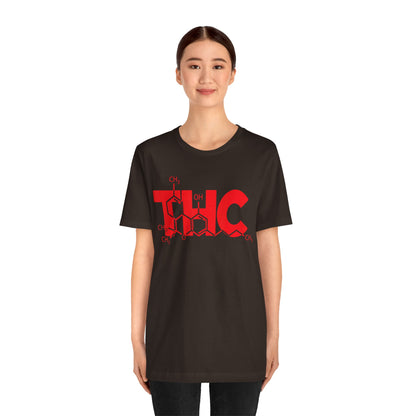 THC Molecule T-Shirt — Chemistry Graphic Cannabis Tee