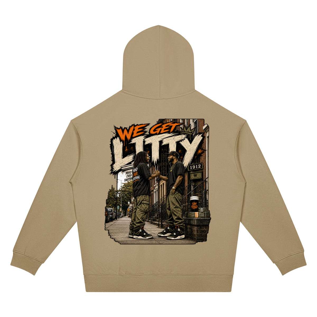 We Get Litty Two-Sided Graphic Hoodie