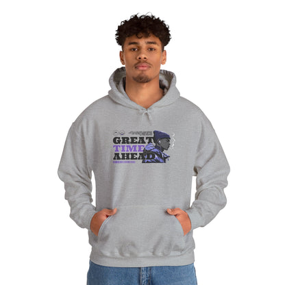 Great Times Ahead Hoodie — Positive Vintage Portrait Pullover