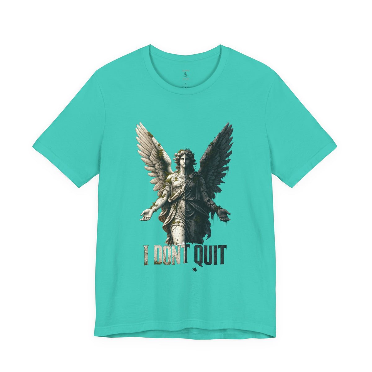 Angel Graphic Tee — 'The Last Angel' Illustrated Short Sleeve Shirt