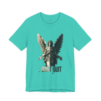 Angel Graphic Tee — 'The Last Angel' Illustrated Short Sleeve Shirt