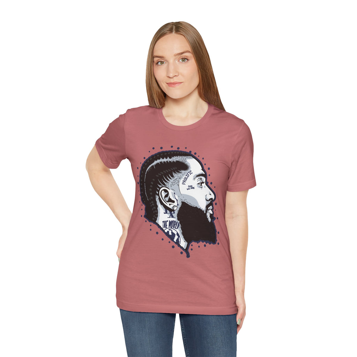 NIP HUSSLE PROLIFIC HIP HOP ARTIST GRAPHIC T SHIRT