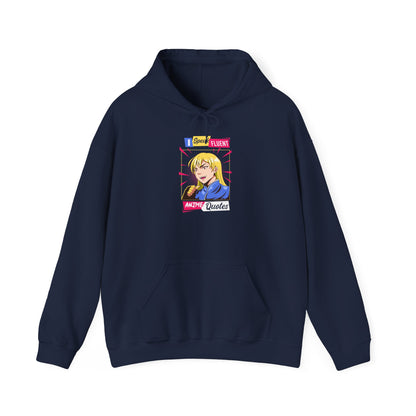 Retro Pop Art Blonde Girl Hoodie – I Got Bored Now I'm A Queer Graphic Sweatshirt