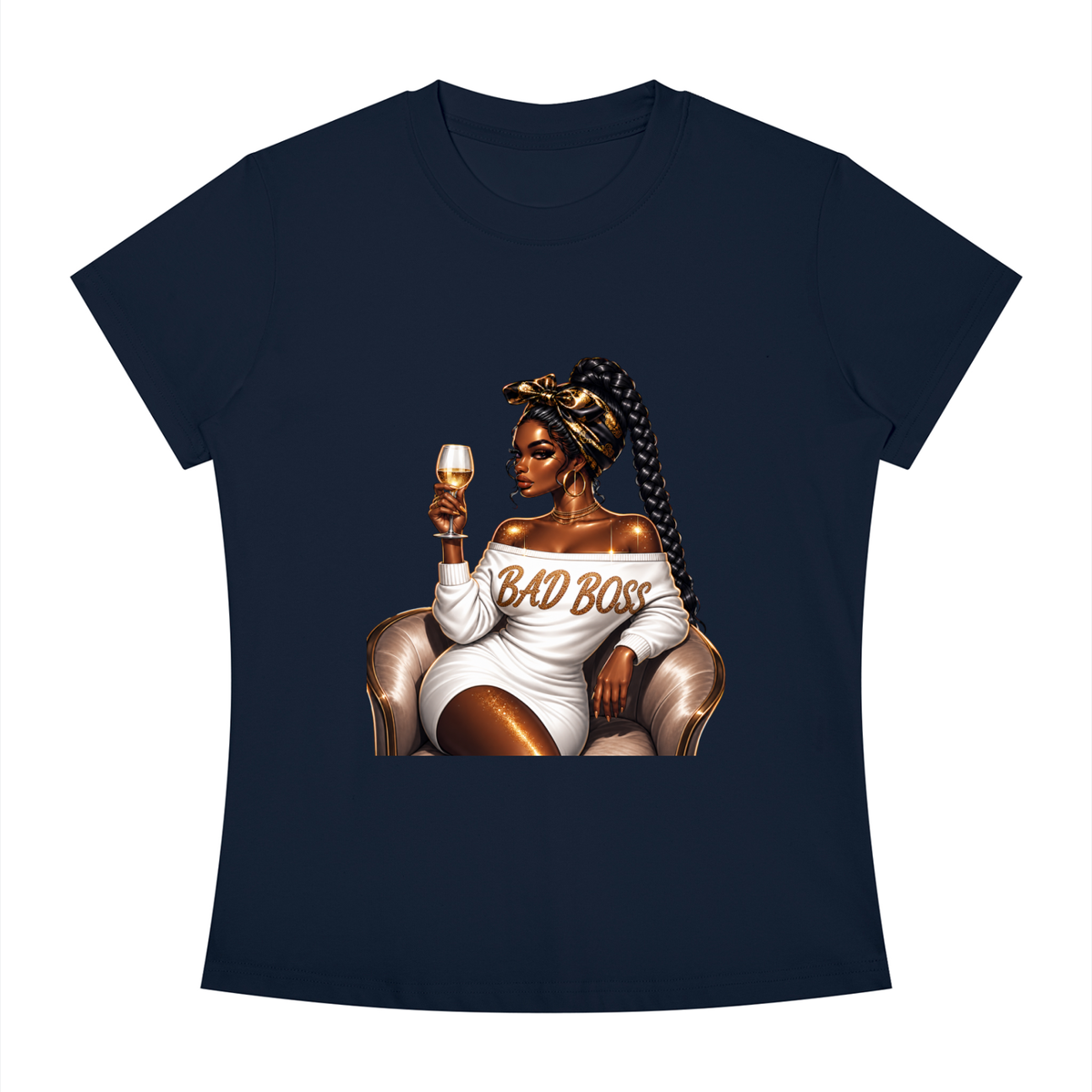 Bad Boss Women’s Slim-Fit Graphic Tee