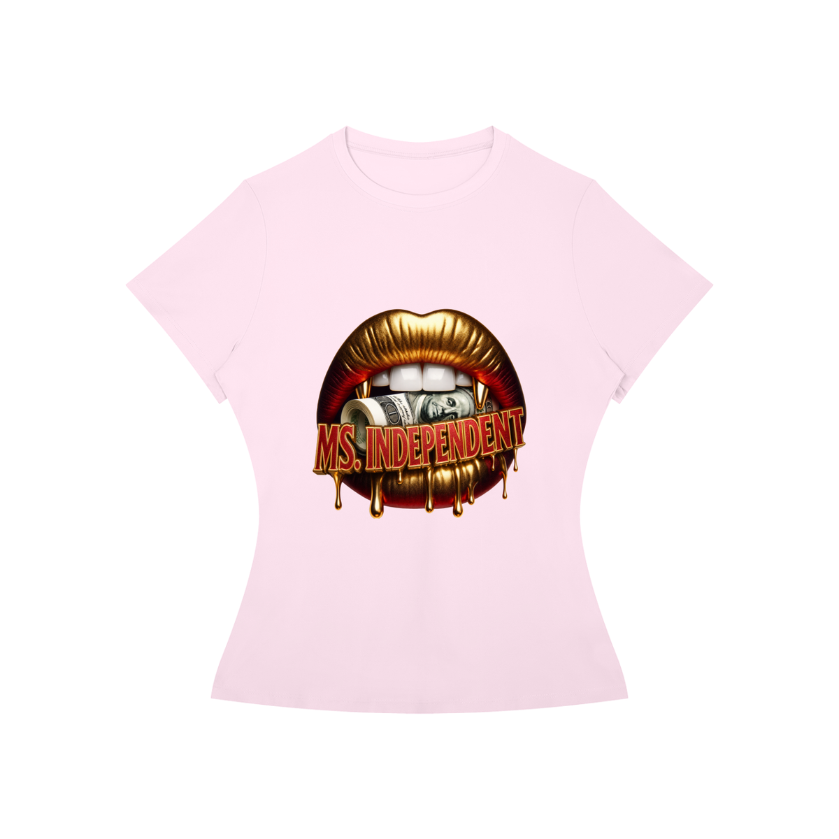 Ms. Independent Lips Women’s Graphic Tee