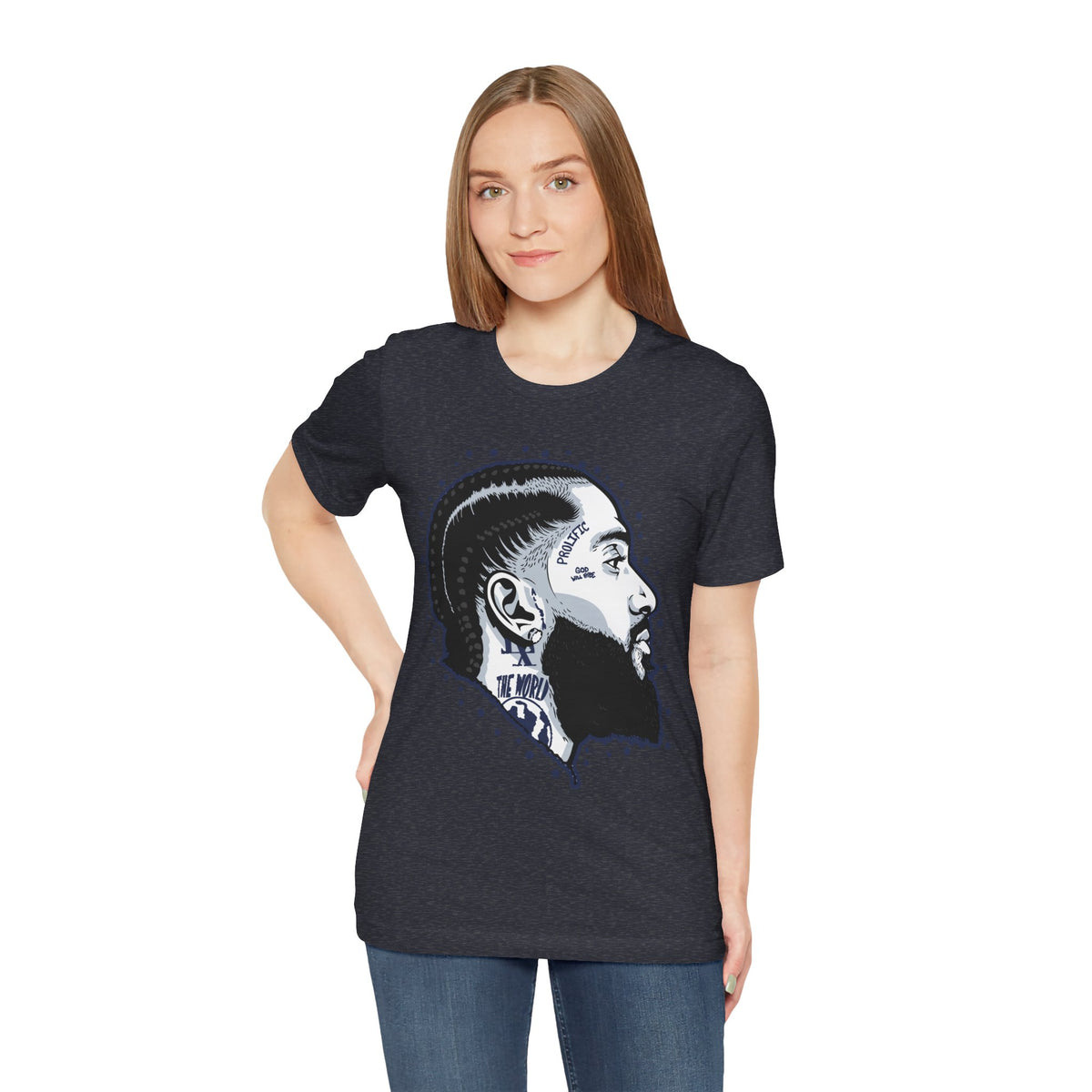 NIP HUSSLE PROLIFIC HIP HOP ARTIST GRAPHIC T SHIRT