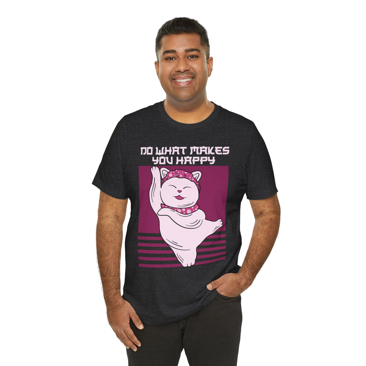 Do What Makes You Happy Cat Tee