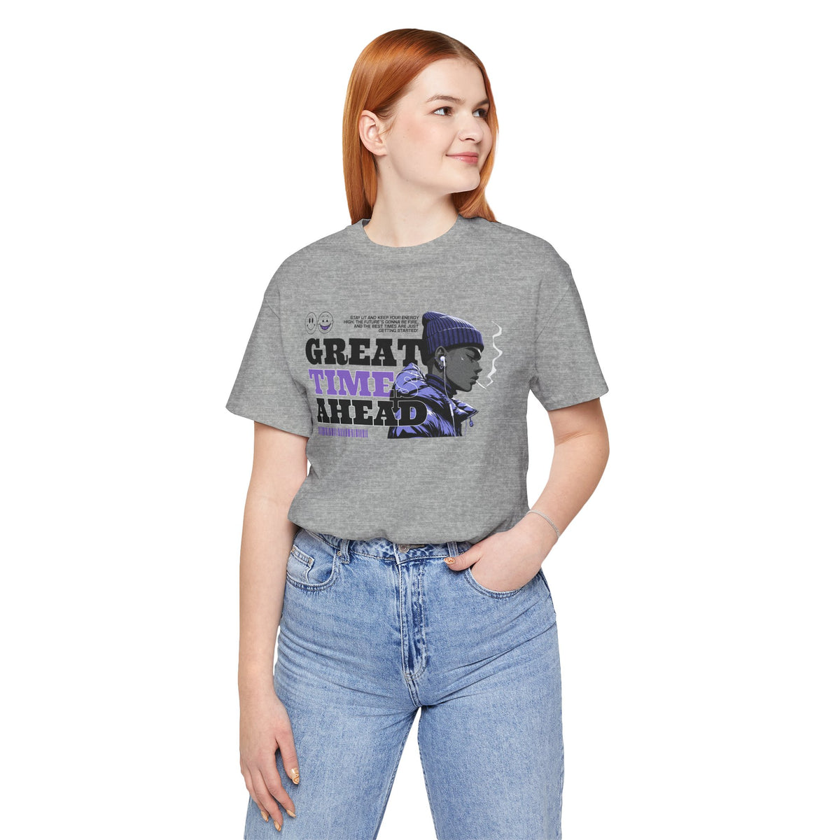 Great Times Ahead Graphic Tee — Motivational Streetwear T‑Shirt