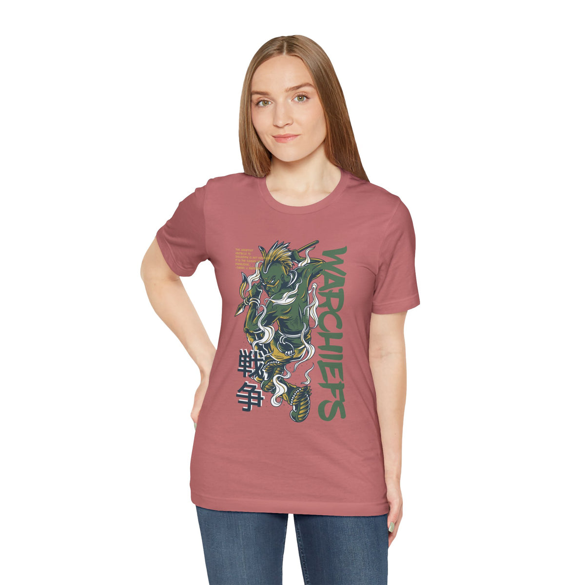 Marchiefs Warrior Tee — Japanese-Style Ninja Graphic Shirt