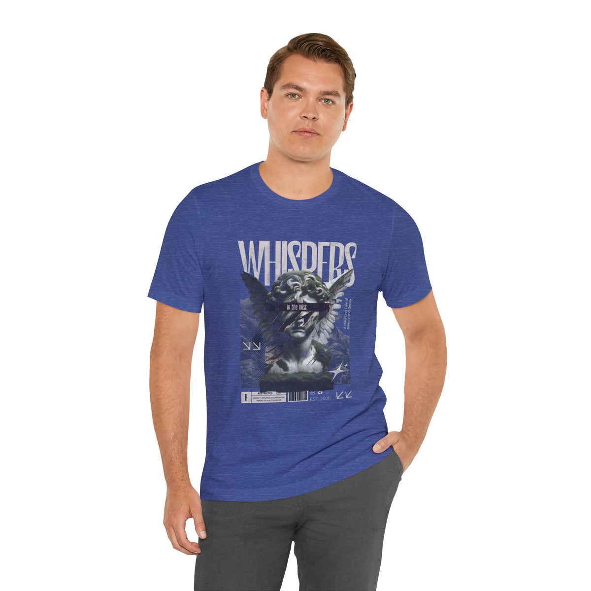 Whispers Angel Tee — Vintage Cherub Graphic T-Shirt