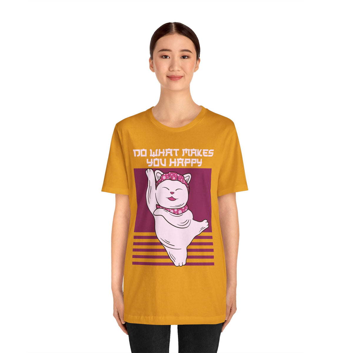 Do What Makes You Happy Cat Tee