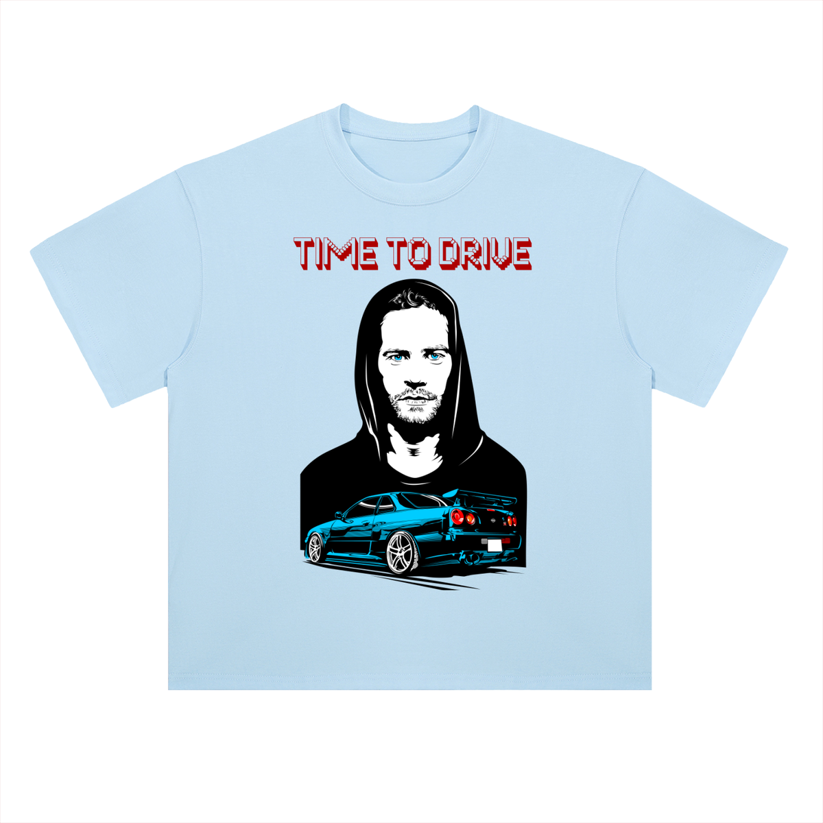 Paul Walker Skyline Cotton Graphic Tee