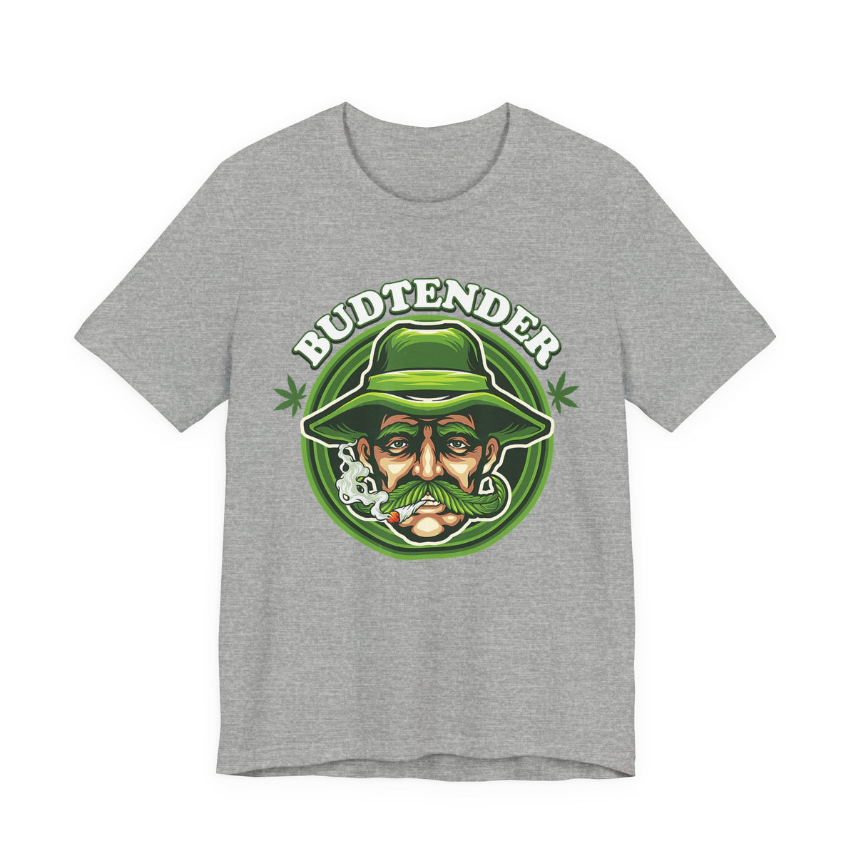 Budtender Graphic Tee – Retro Smoking Stoner Design