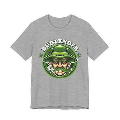 Budtender Graphic Tee – Retro Smoking Stoner Design