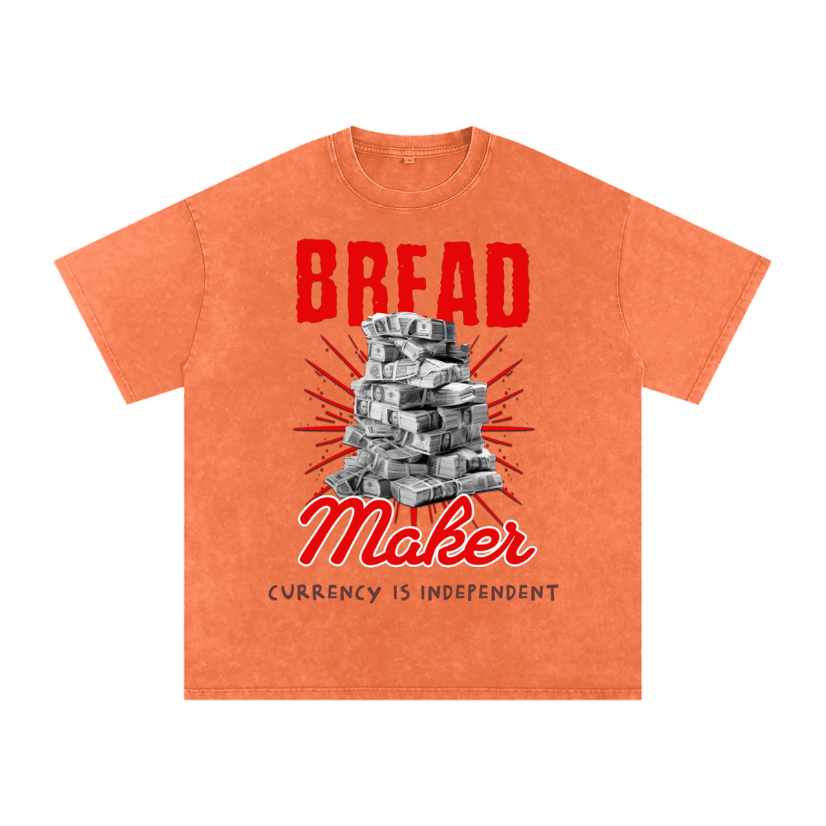 Bread Maker Snow-Washed Cotton Graphic Tee