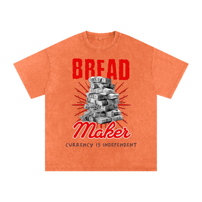 Bread Maker Snow-Washed Cotton Graphic Tee