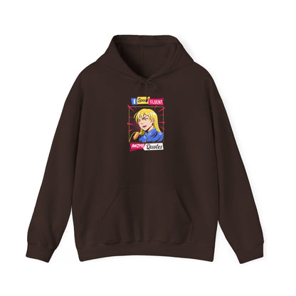 Retro Pop Art Blonde Girl Hoodie – I Got Bored Now I'm A Queer Graphic Sweatshirt