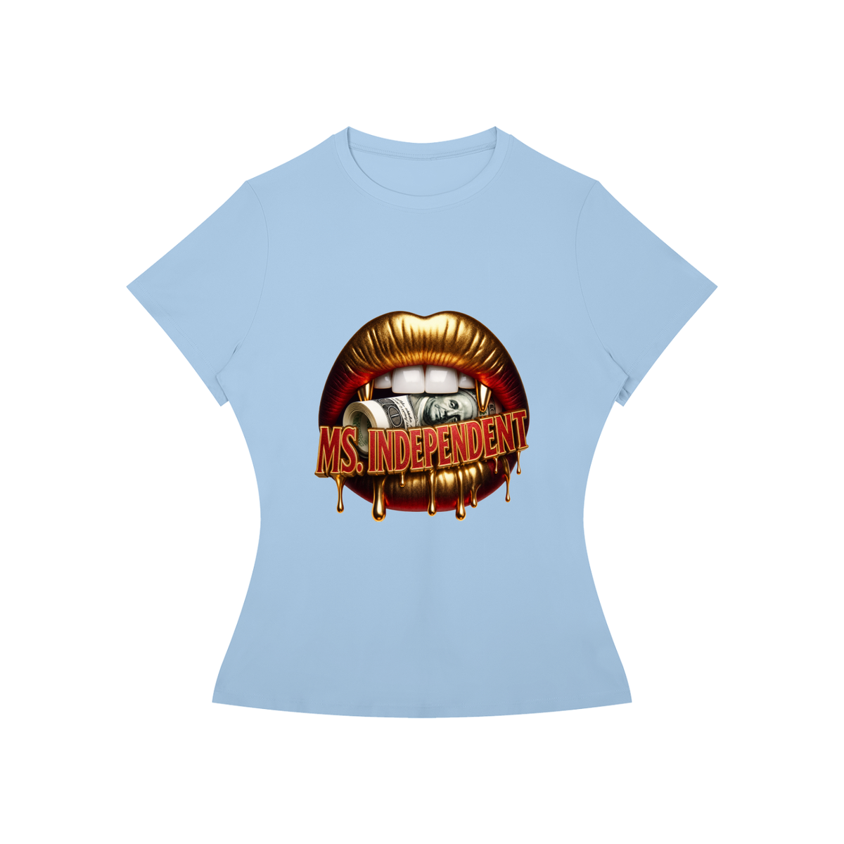 Ms. Independent Lips Women’s Graphic Tee