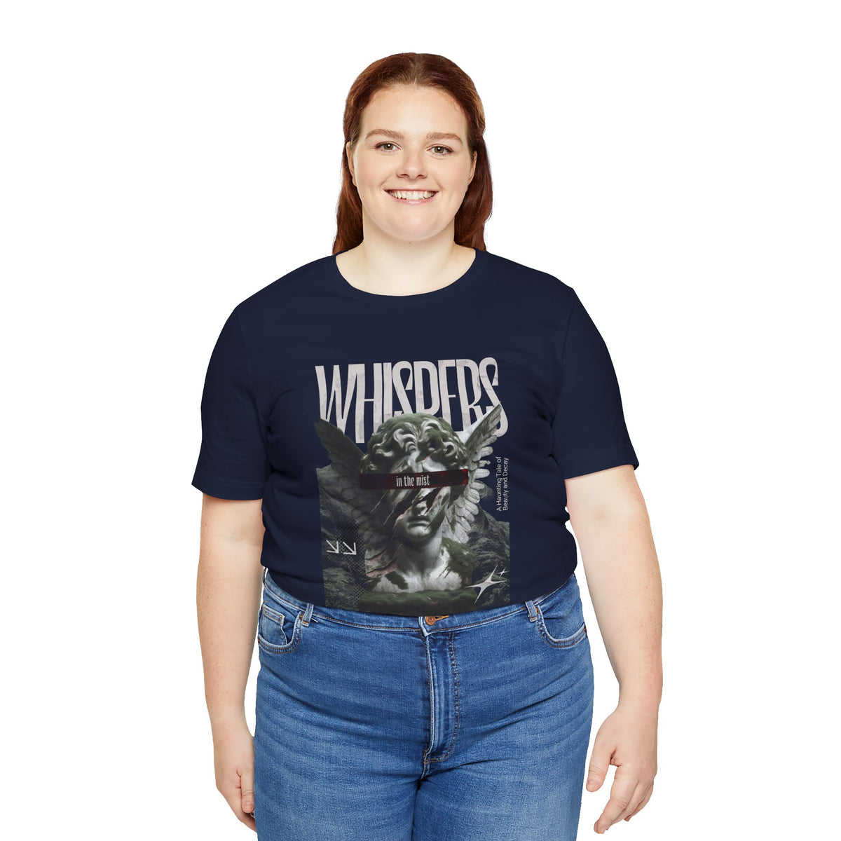 Whispers Angel Tee — Vintage Cherub Graphic T-Shirt