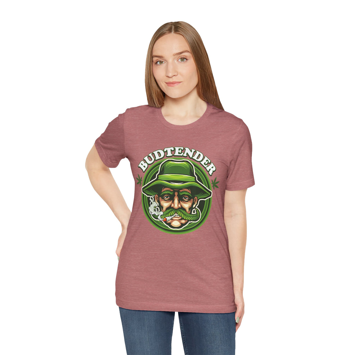 Budtender Graphic Tee – Retro Smoking Stoner Design