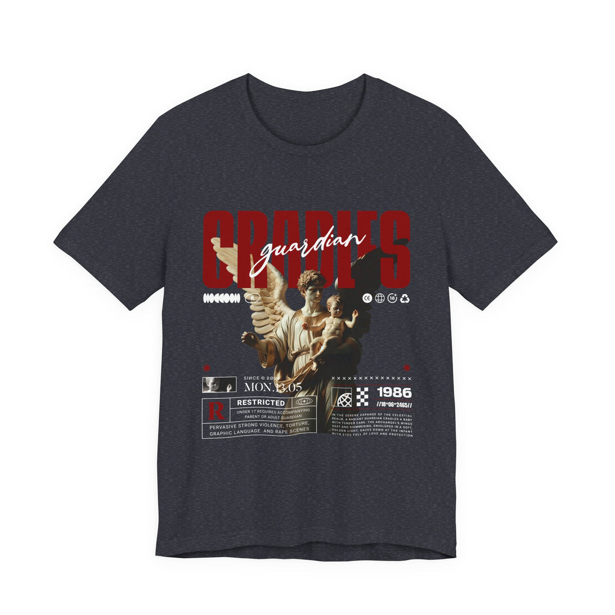 Guardian Angels Graphic Tee — 'Bodies' Vintage Statue Streetwear Shirt