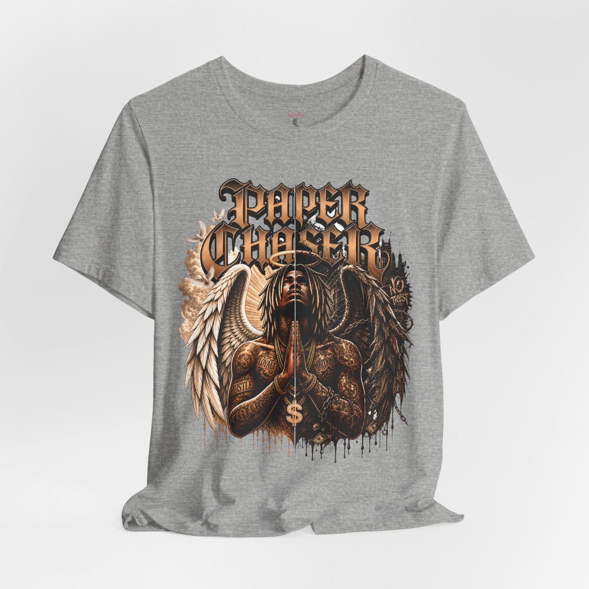 Graphic Tee — Praying Angel Warrior Design