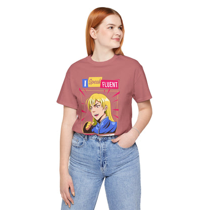 Anime Quotes T-Shirt — "I Speak Fluent Anime Quotes" Retro Manga Style Tee