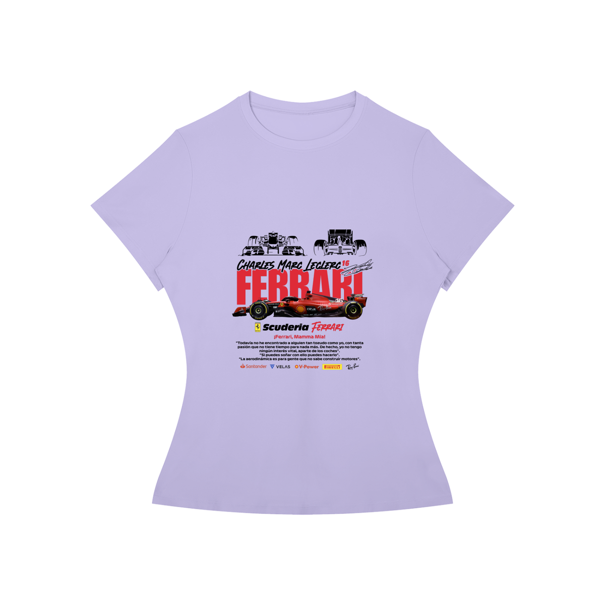 Ferrari Scuderia F1 Women’s Slim-Fit Graphic Tee