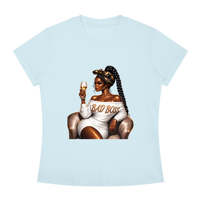 Bad Boss Women’s Slim-Fit Graphic Tee