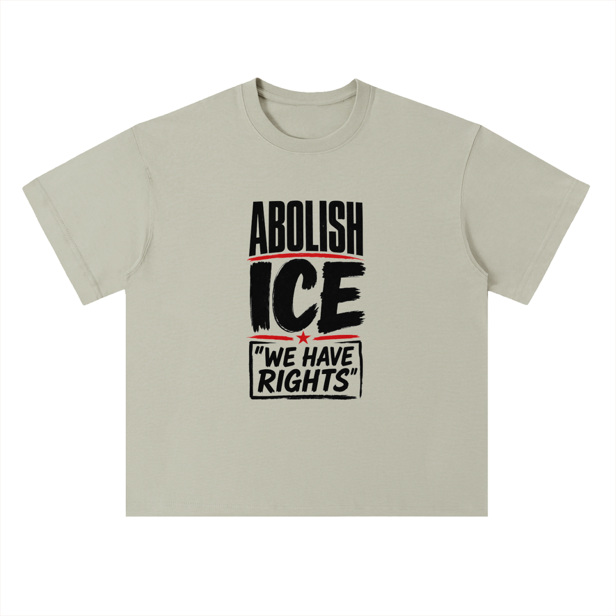 Abolish ICE Statement Graphic T-Shirt