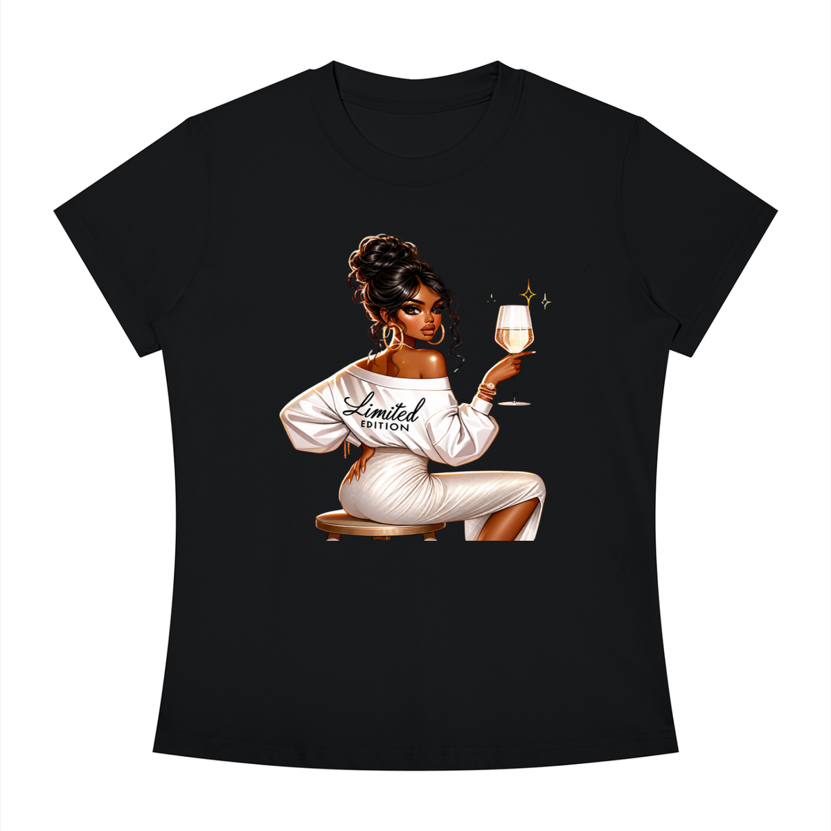 Limited Edition Champagne Woman Women’s Slim-Fit Tee