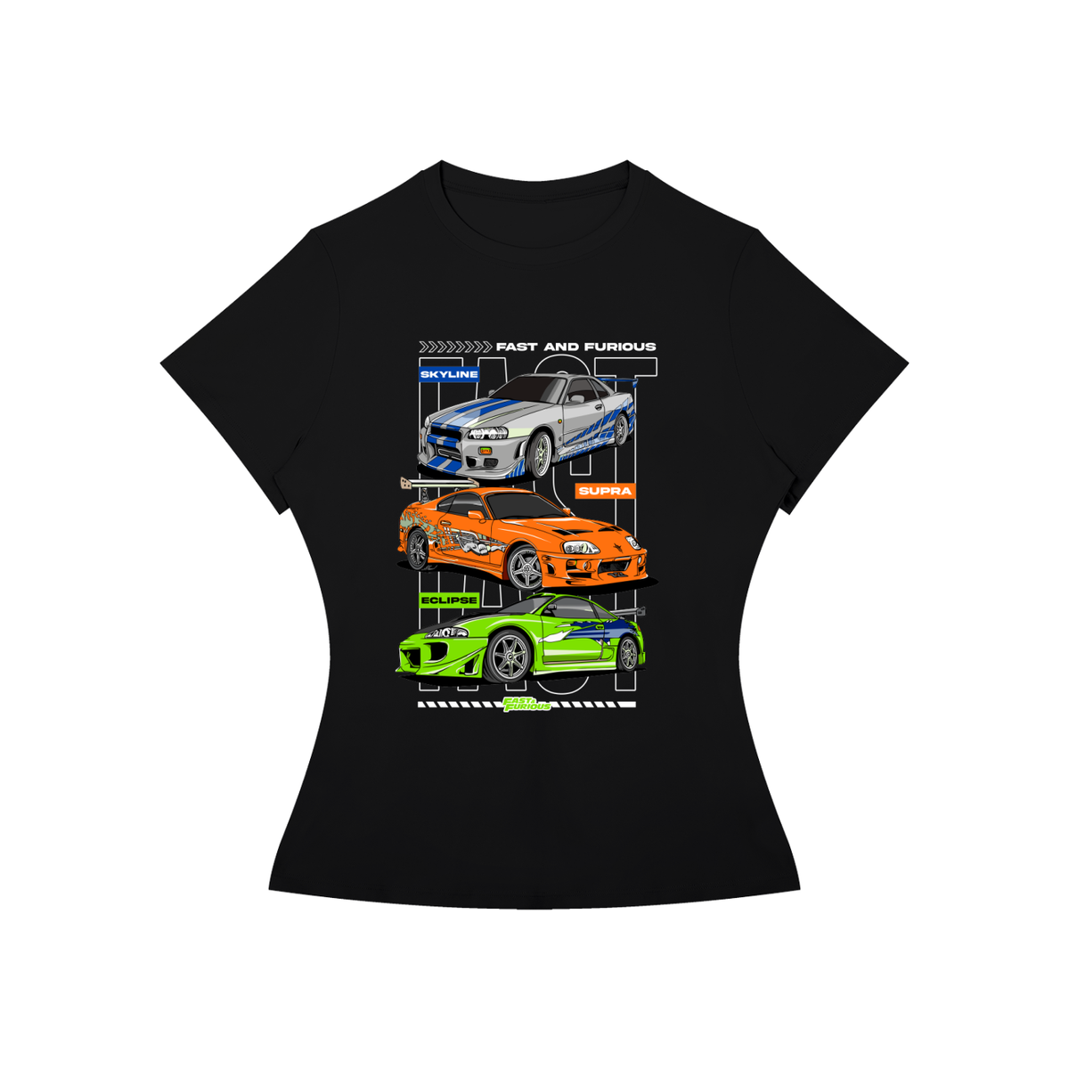 F&F Imports Models Women’s Slim-Fit Tee