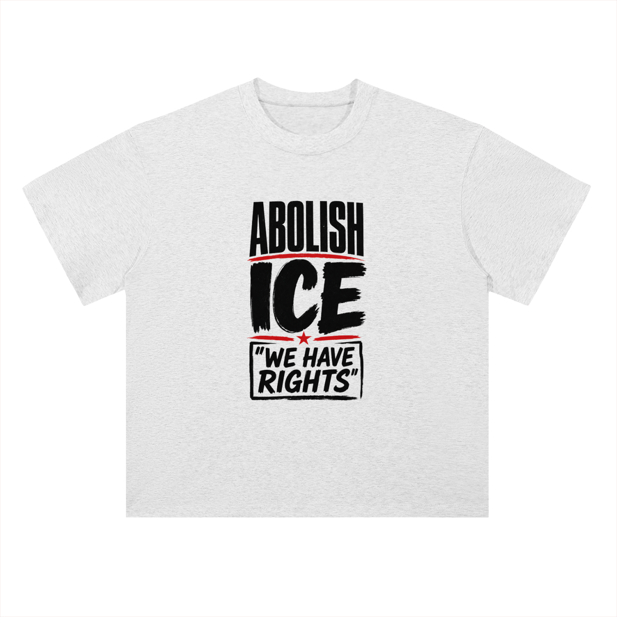 Abolish ICE Statement Graphic T-Shirt
