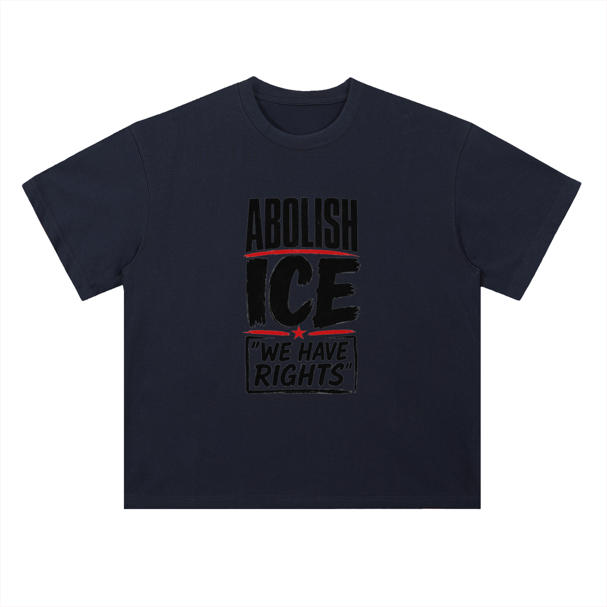 Abolish ICE Statement Graphic T-Shirt