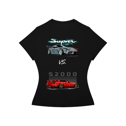 Supra vs S2000 Women’s Slim-Fit Graphic Tee